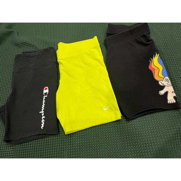Nike shorts biker shorts lot Nike 1X champion 2XL Torrid trolls 2X - Picture 8 of 8